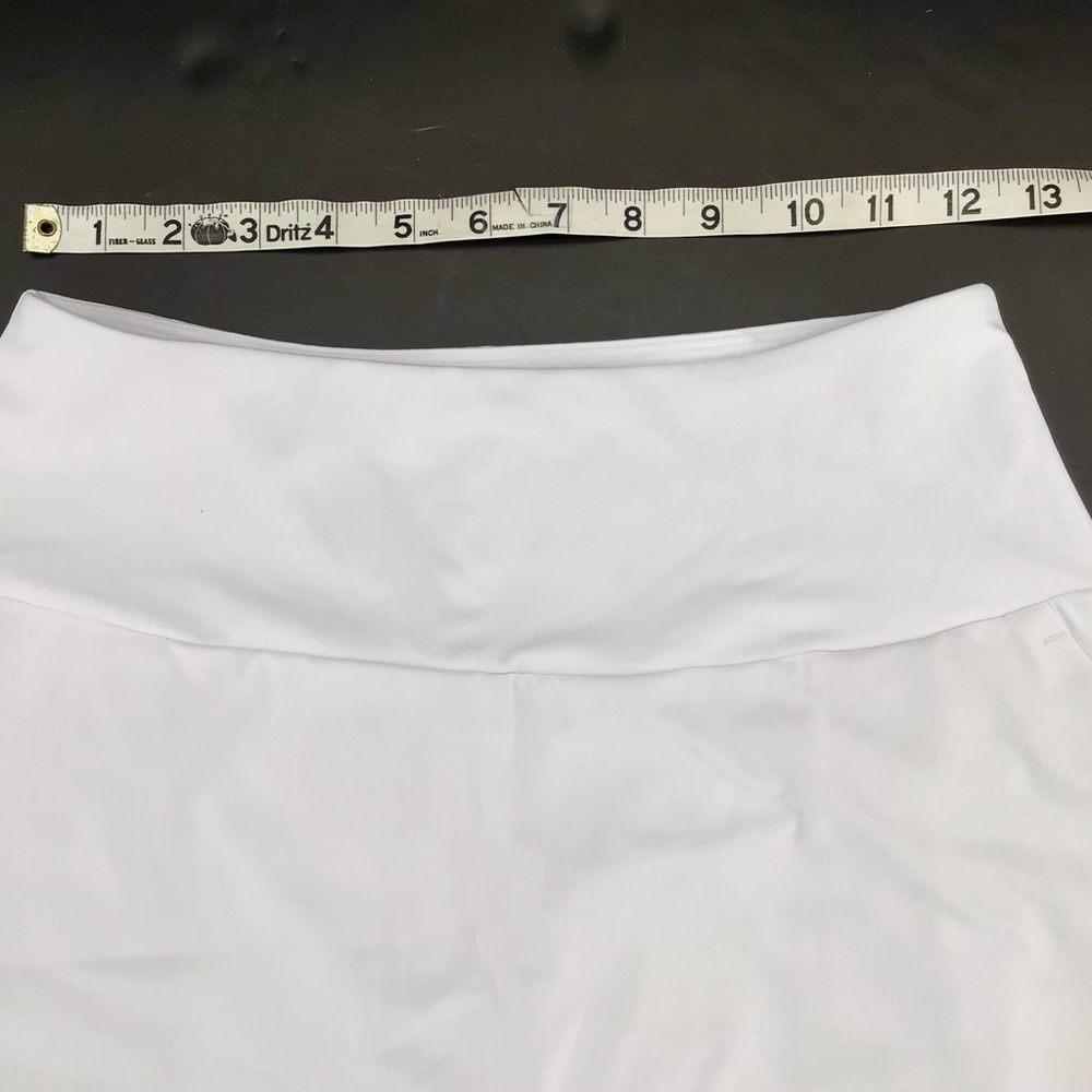 RHONE Course to Court 14-Inch Sport Skort Snow White Size Small - Picture 6 of 12